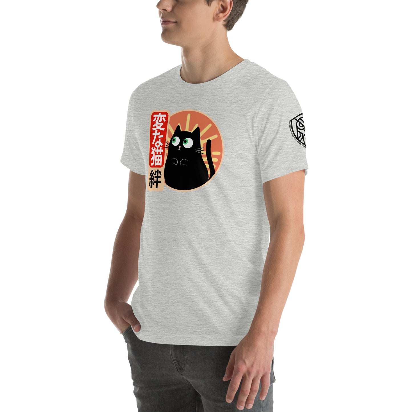 Strange Cat Bond Retro Japanese Graphic T-Shirt