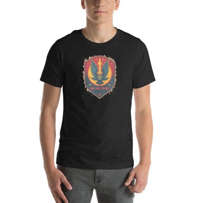 Join the Galactic Order Sci-Fi Graphic T-Shirt Black Heather Adults