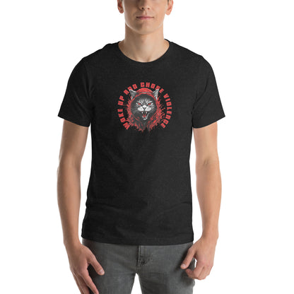 Woke Up and Chose Violence Graphic T-Shirt Black Heather