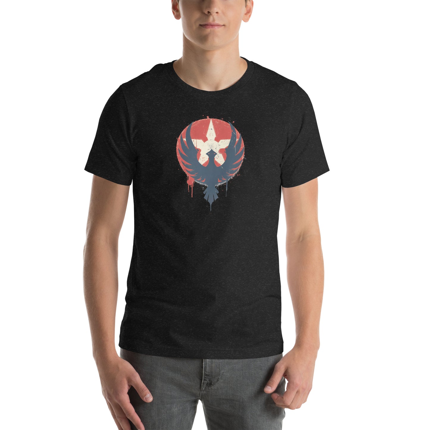 Galactic New Dawn Graphic T-Shirt Black Heather