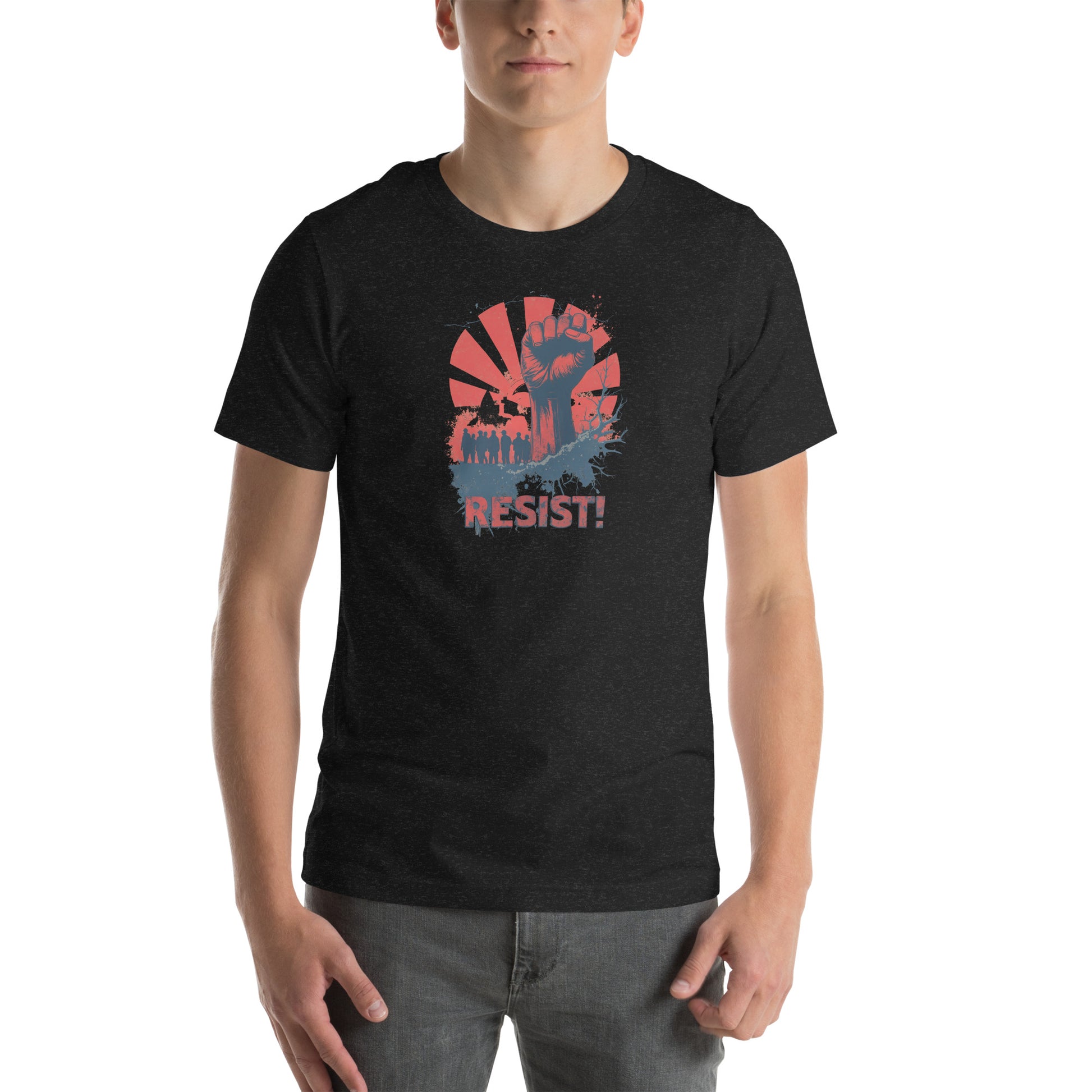 Galactic Rebellion Graphic T-Shirt Black Heather