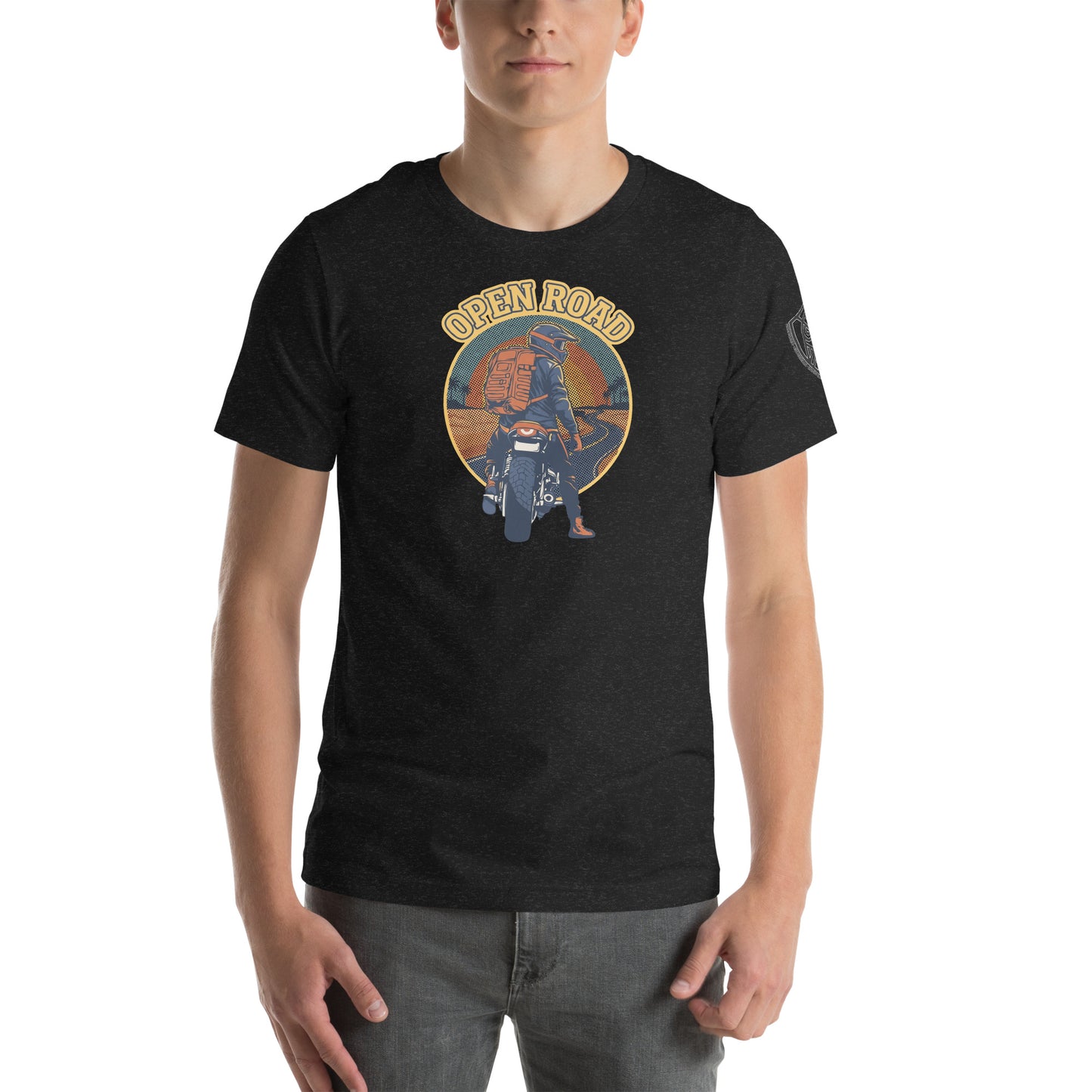 Open Road Graphic T-Shirt Black Heather