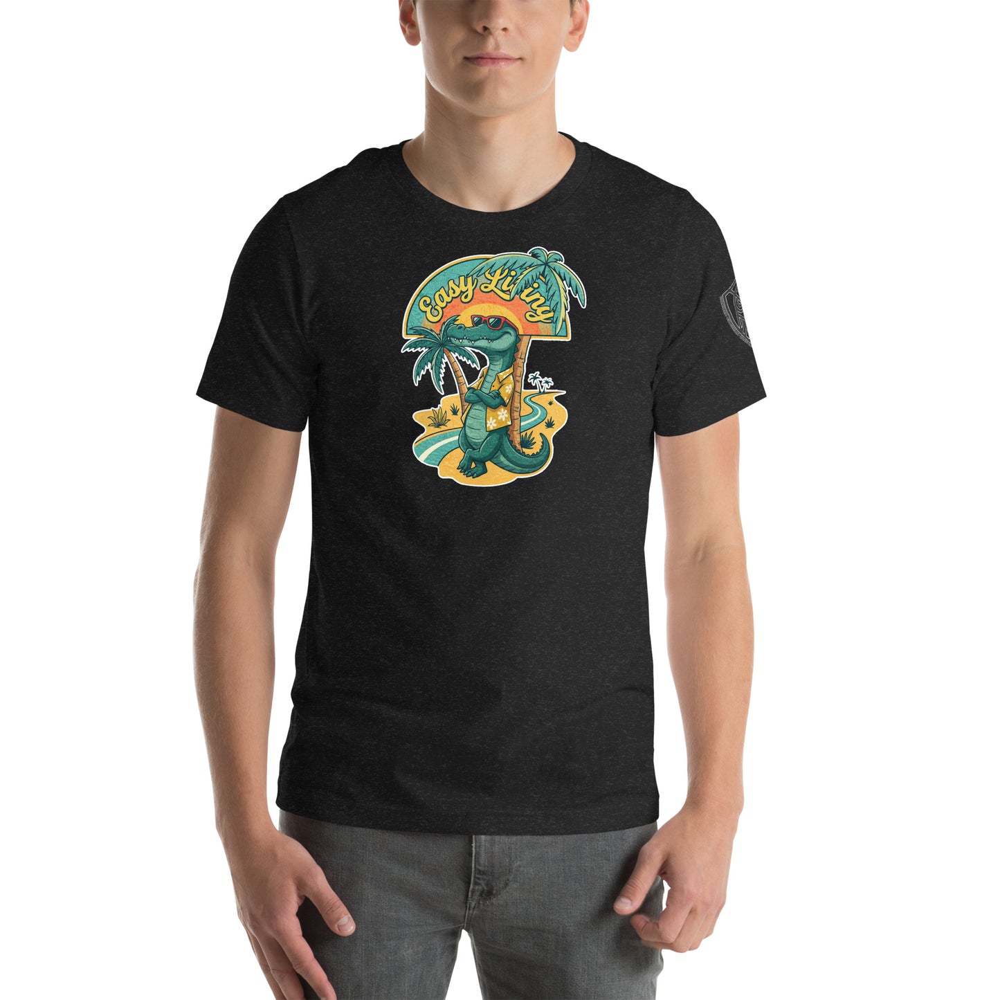 Easy Living Graphic T-Shirt Black Heather