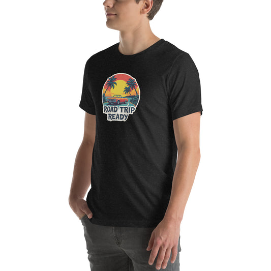 Chrome Dreams Road Trip Retro Graphic T-Shirt