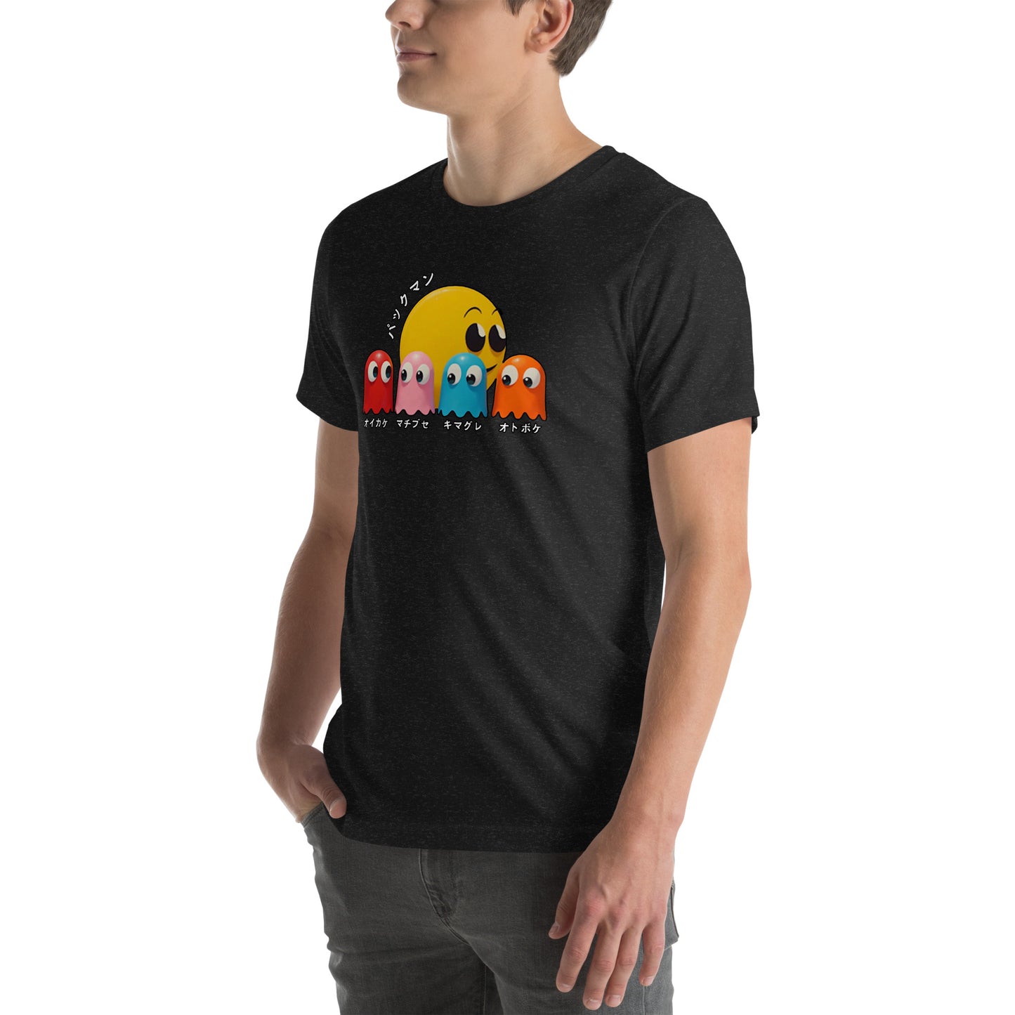 Retro Arcade Ghost Otaku Streetwear Graphic T-Shirt