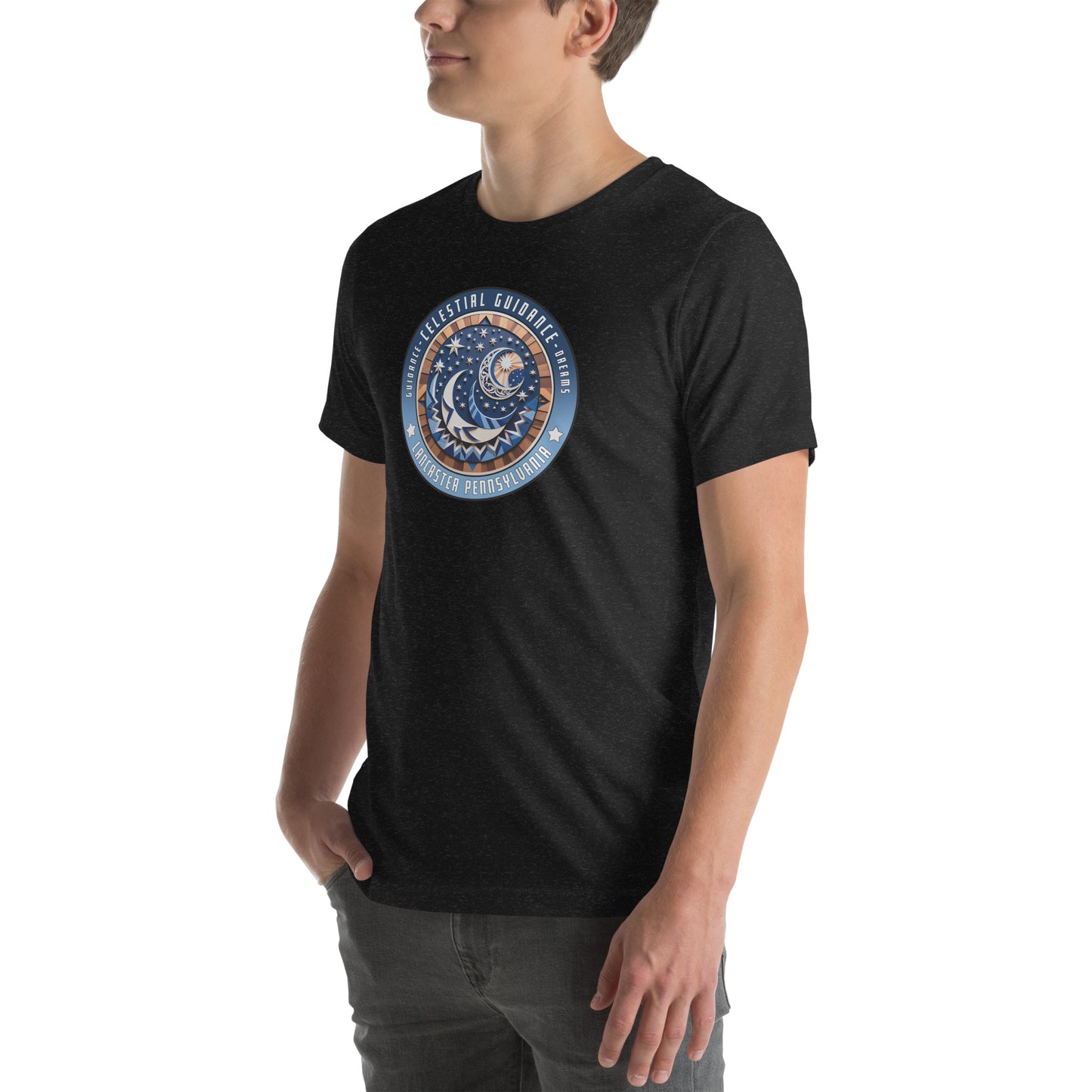 Celestial Guidance Hex Graphic T-Shirt