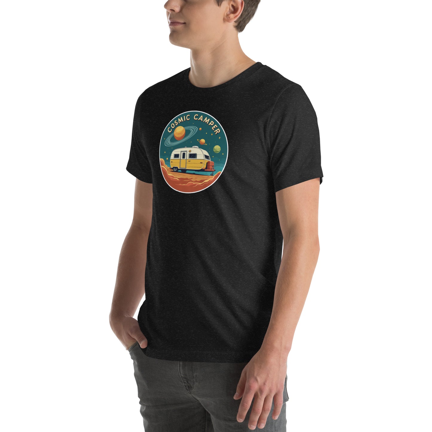 Cosmic Camper Retro Graphic T-Shirt