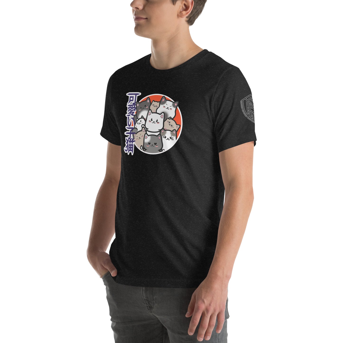 Kawaii Cat Cluster Retro Japanese Graphic Tee