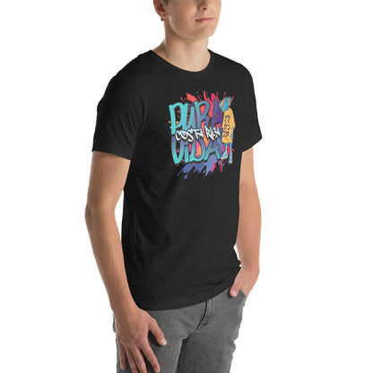 Pura Vida Street Graffiti Graphic T-Shirt