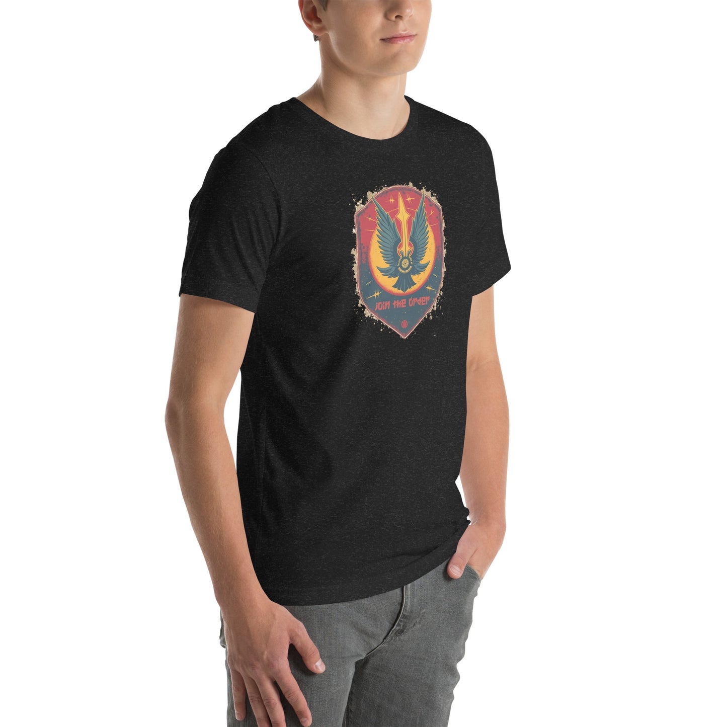 Join the Galactic Order Sci-Fi Graphic T-Shirt
