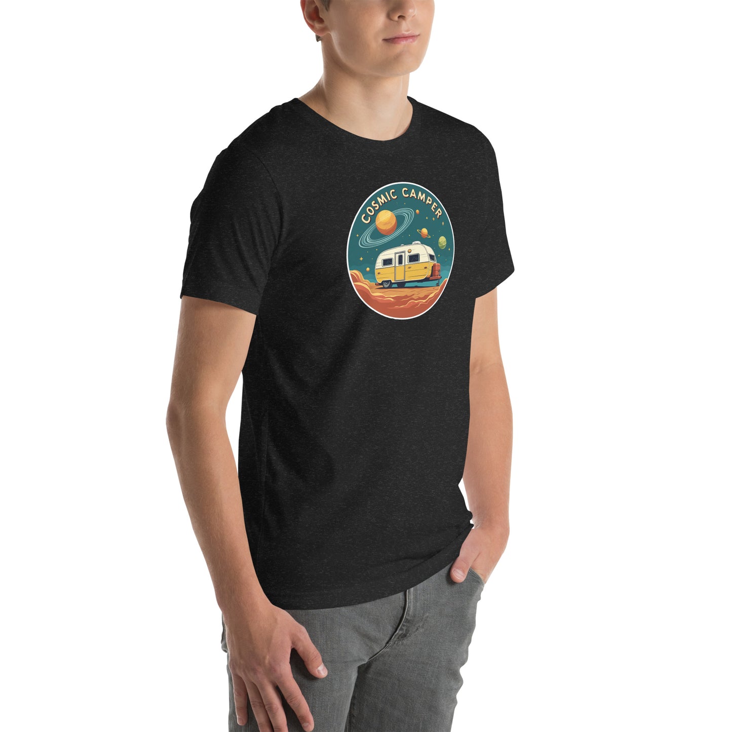 Cosmic Camper Retro Graphic T-Shirt