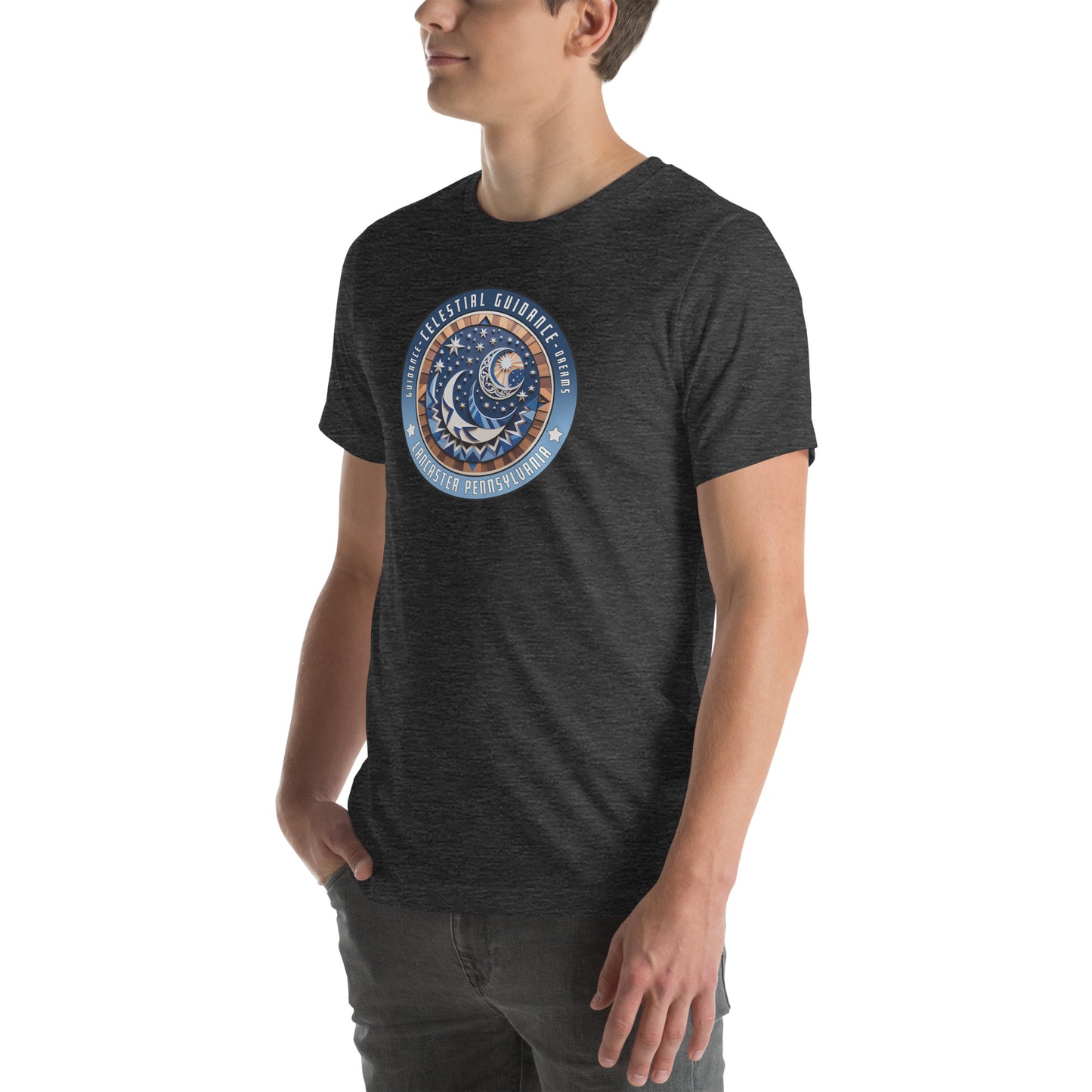 Celestial Guidance Hex Graphic T-Shirt