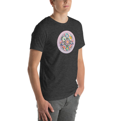 Bountiful Blossoms Hex Graphic T-Shirt