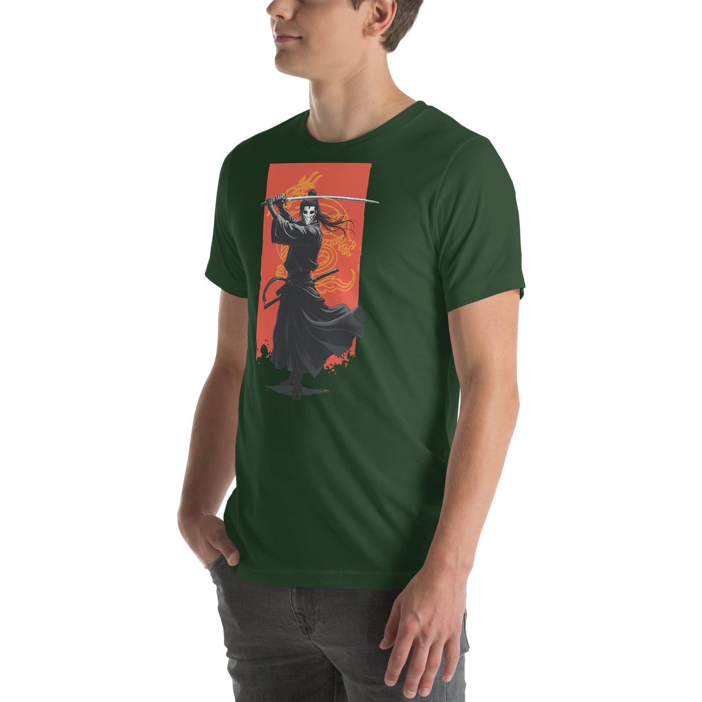 Enigma Warrior Otaku Streetwear Graphic T-Shirt