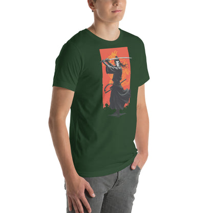 Enigma Warrior Otaku Streetwear Graphic T-Shirt