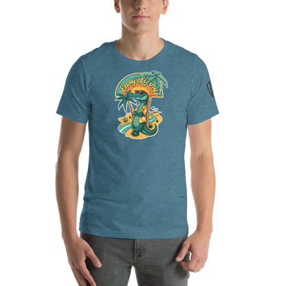 Easy Living Graphic T-Shirt Heather Deep Teal