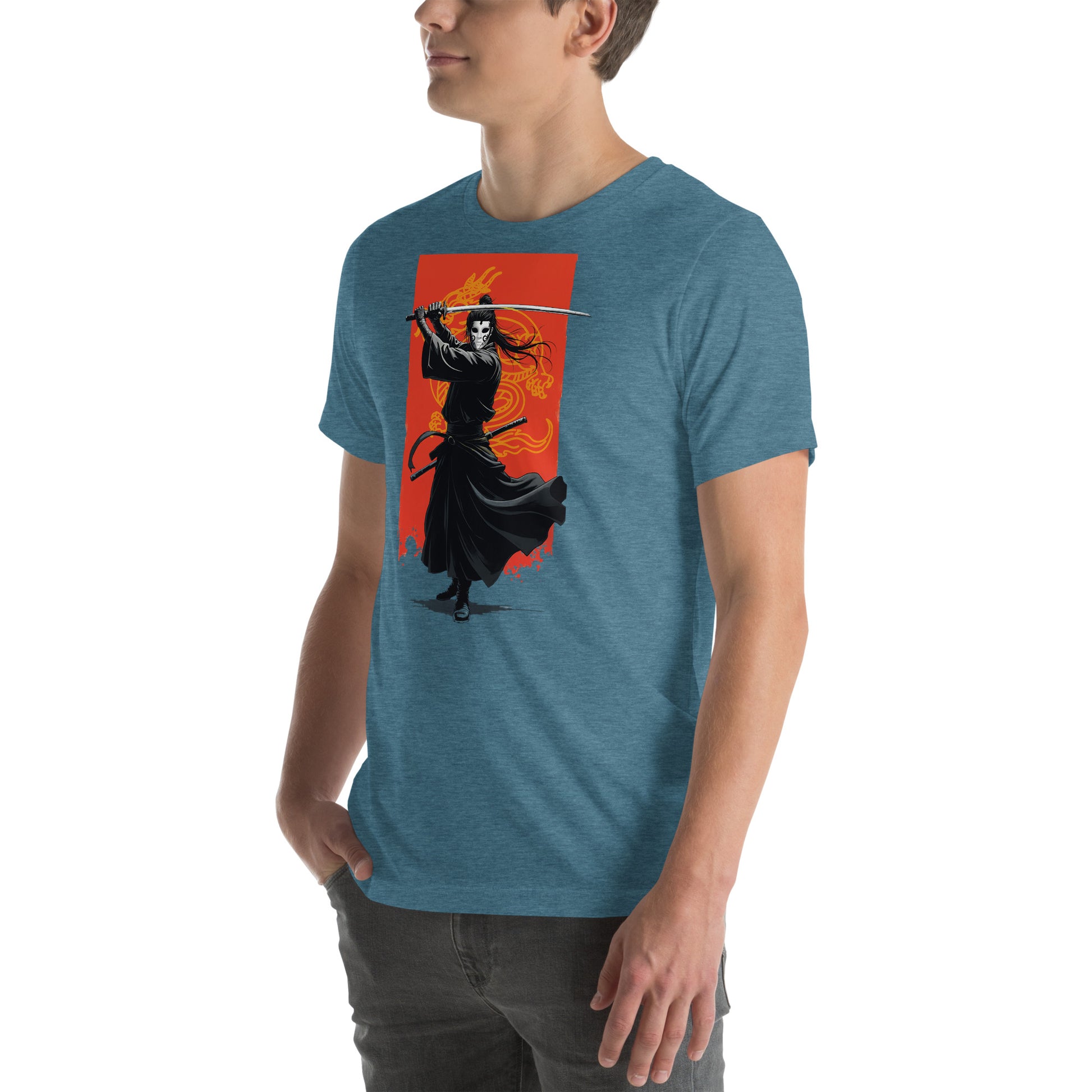 Enigma Warrior Otaku Streetwear Graphic T-Shirt