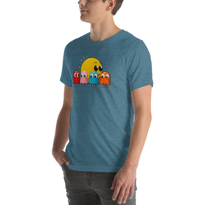 Retro Arcade Ghost Otaku Streetwear Graphic T-Shirt