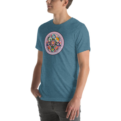 Bountiful Blossoms Hex Graphic T-Shirt
