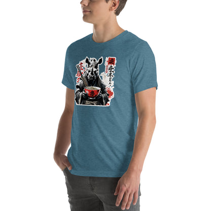 Noodle Rhino Otaku Streetwear Graphic T-Shirt