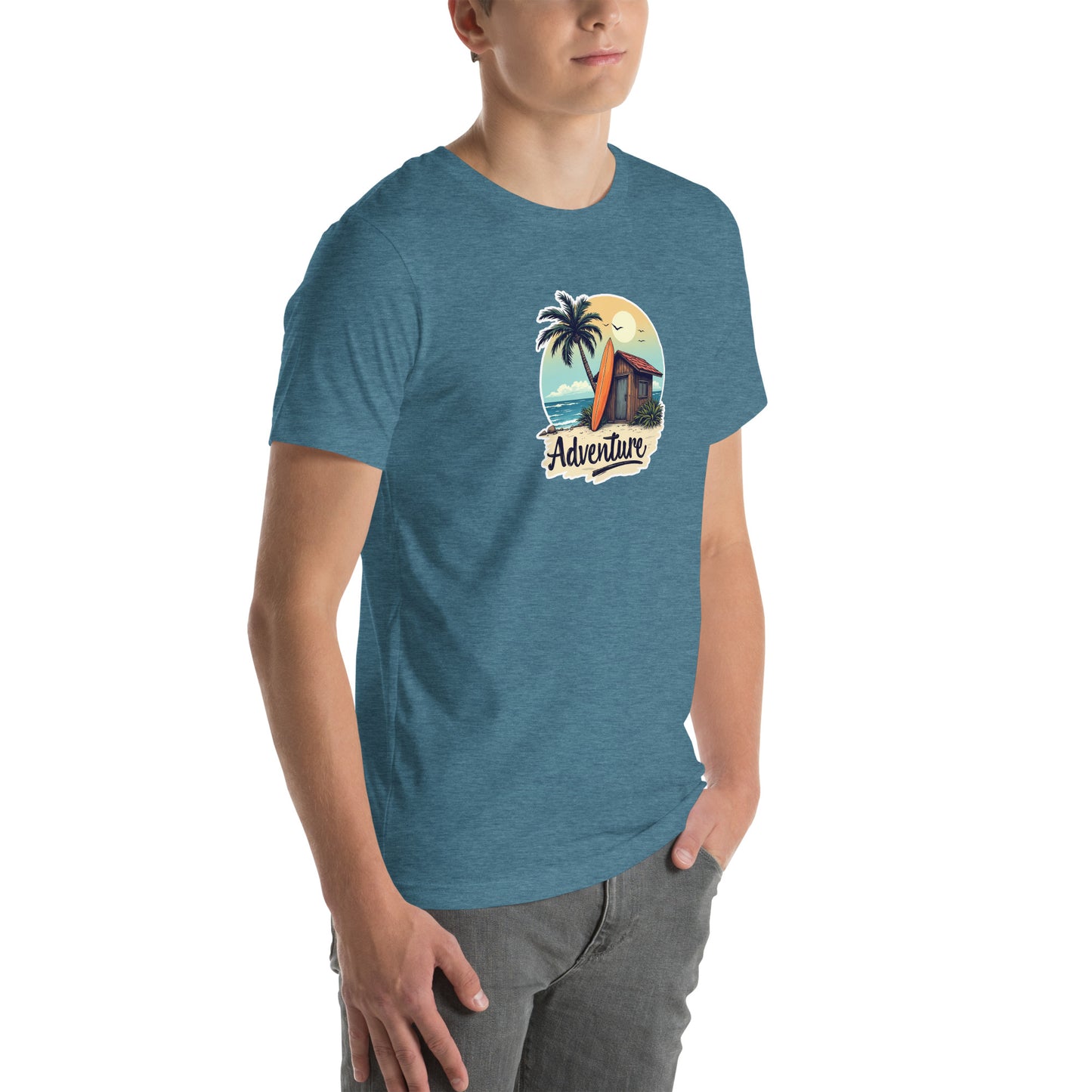Coastal Vibes Retro Graphic T-Shirt