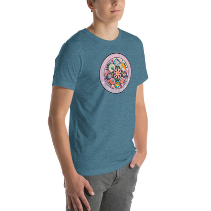 Bountiful Blossoms Hex Graphic T-Shirt