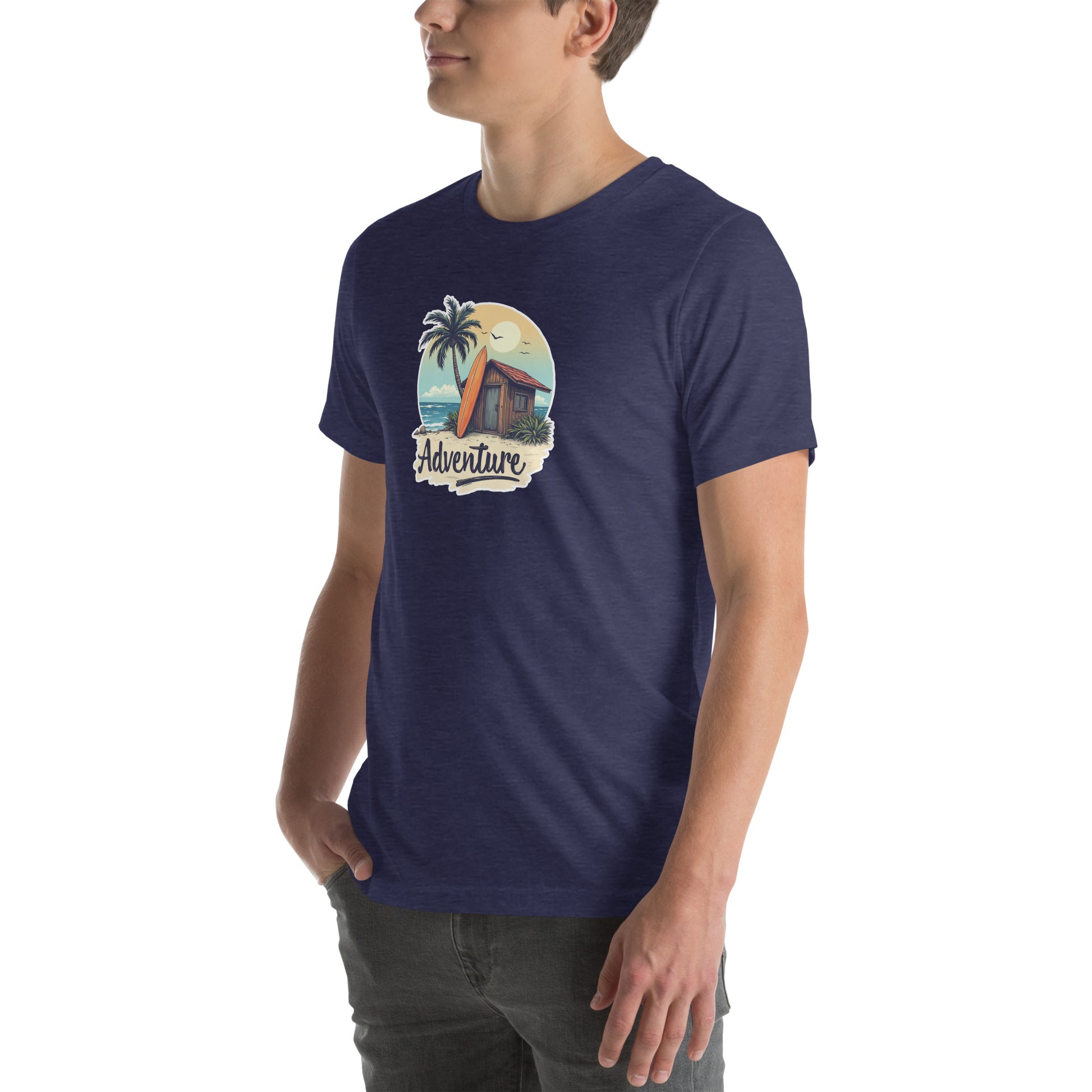 Coastal Vibes Retro Graphic T-Shirt