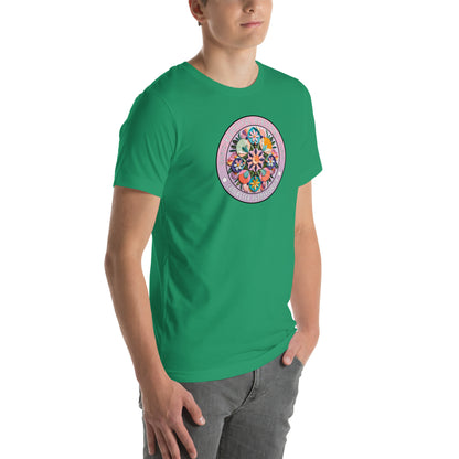 Bountiful Blossoms Hex Graphic T-Shirt