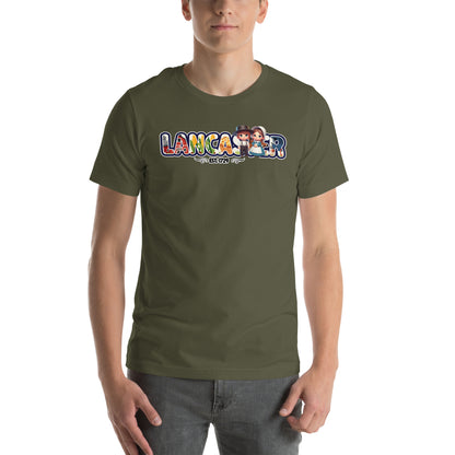 Lancaster Charm Graphic T-Shirt Military Green
