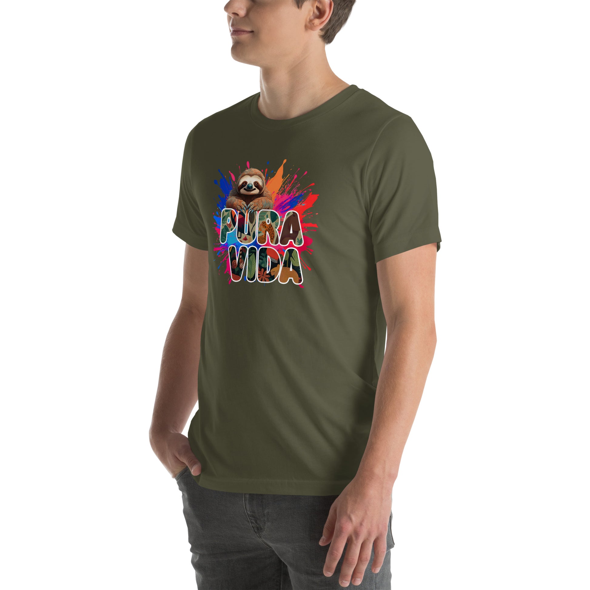PuraVida Sloth Graphic T-Shirt