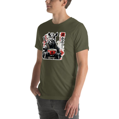 Noodle Rhino Otaku Streetwear Graphic T-Shirt