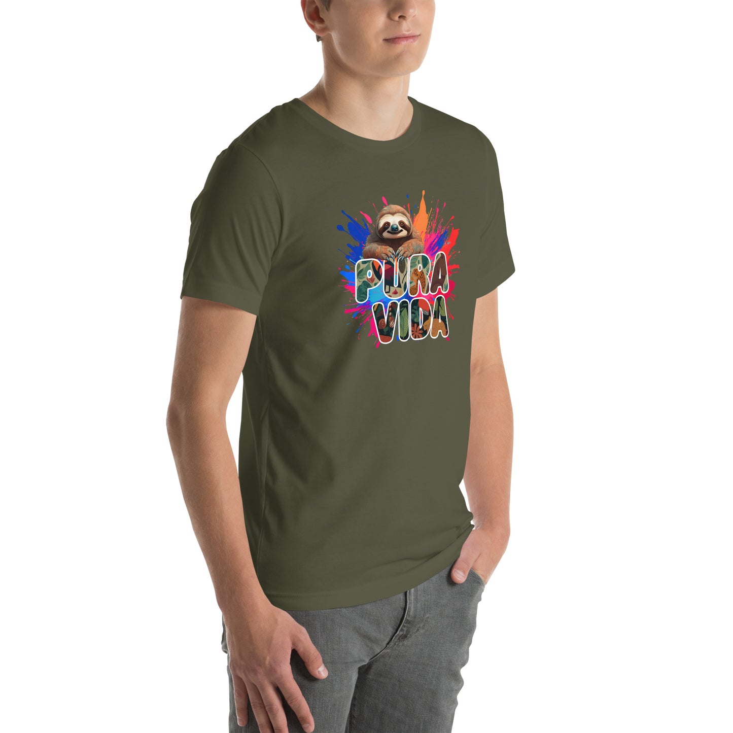 PuraVida Sloth Graphic T-Shirt