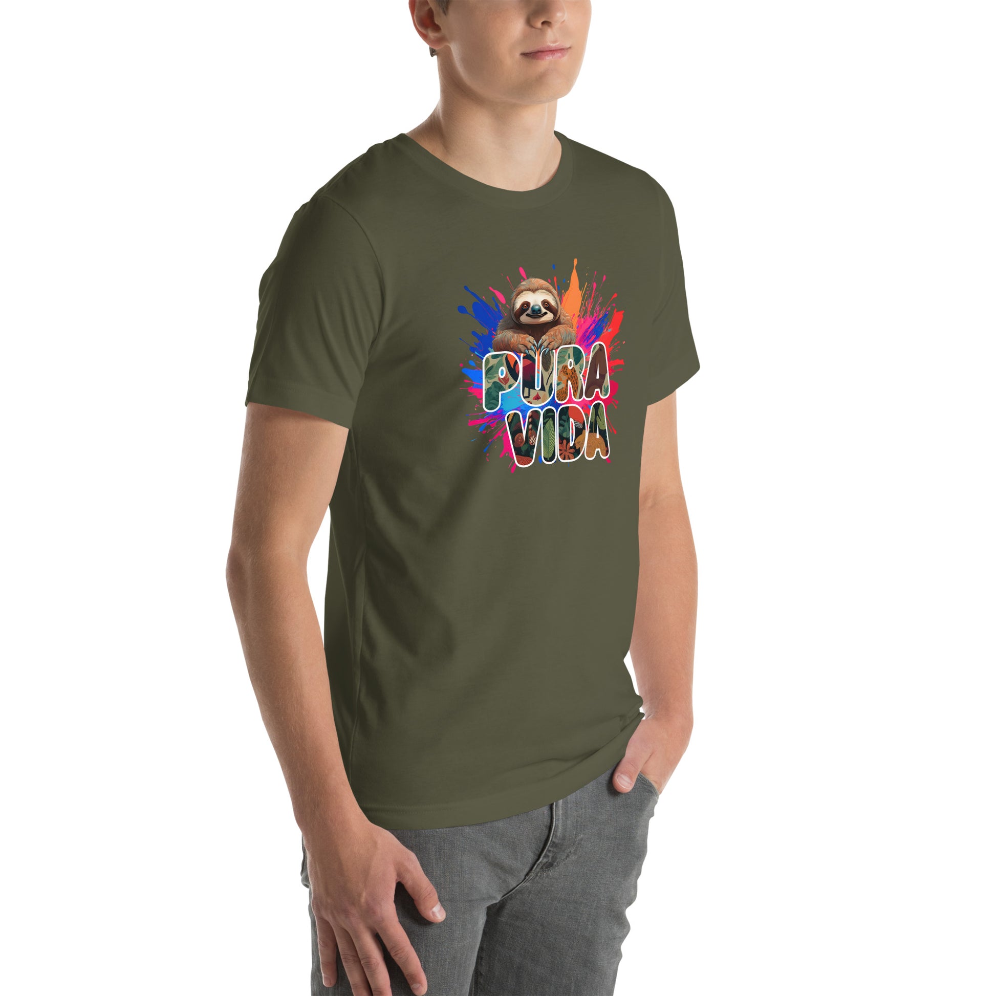 PuraVida Sloth Graphic T-Shirt