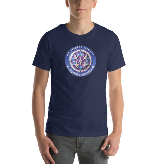 Harmony Star Hex Graphic T-Shirt Navy Adults