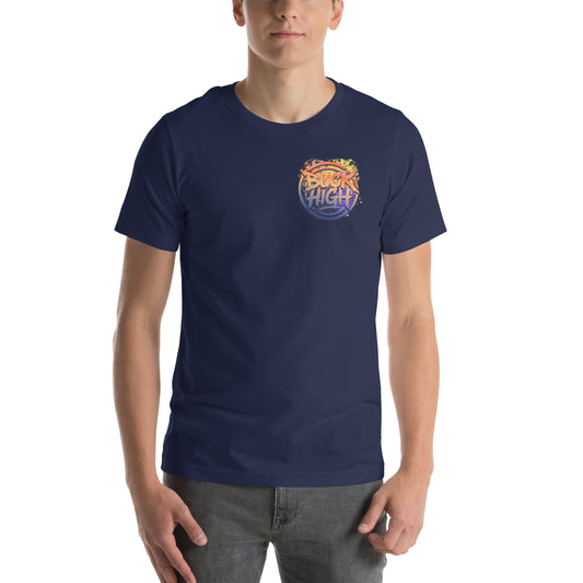 Buck High Techwear Graphic T-Shirt Navy