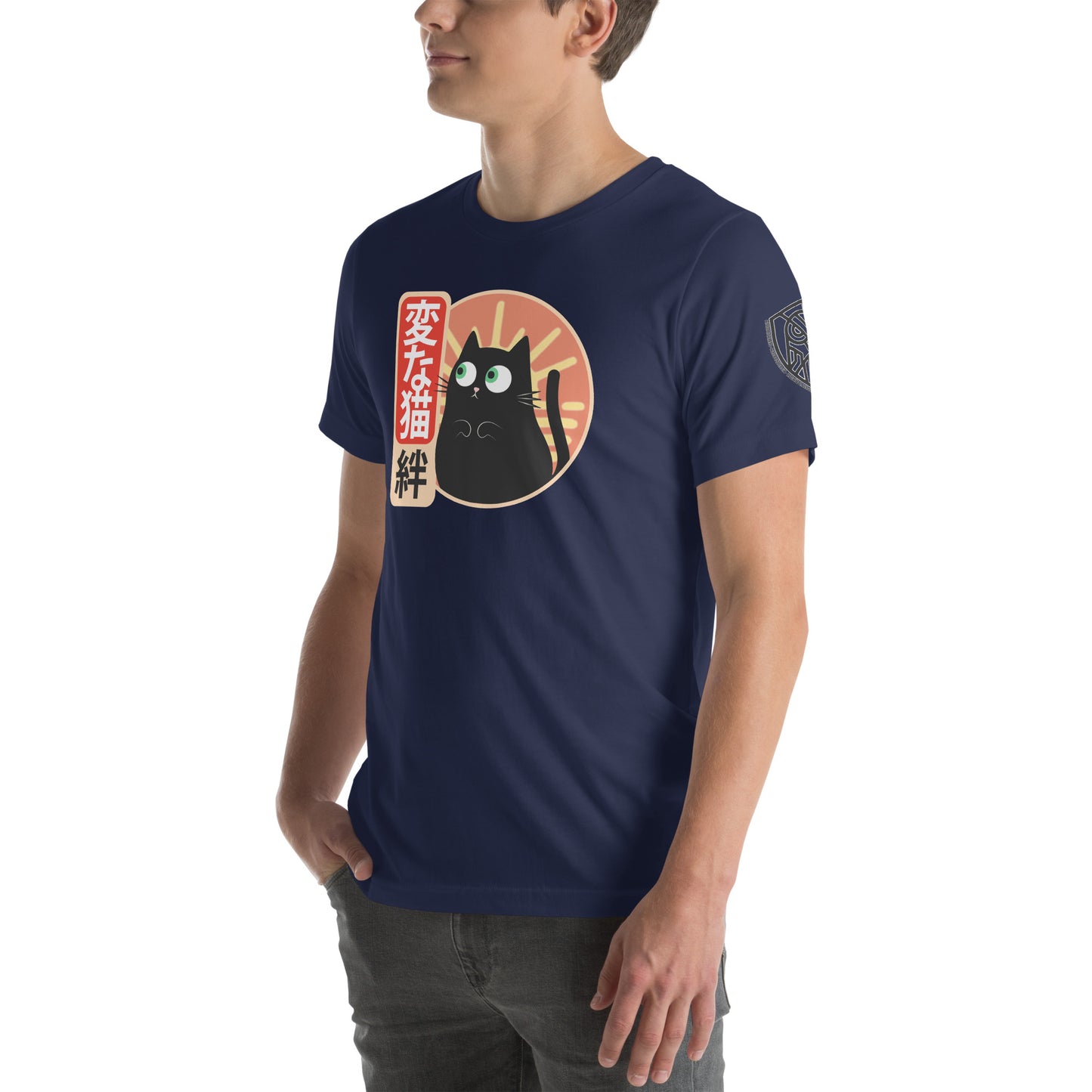 Strange Cat Bond Retro Japanese Graphic T-Shirt