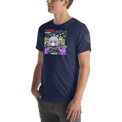 Cat Havoc Graphic T-Shirt Navy