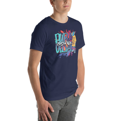 Pura Vida Street Graffiti Graphic T-Shirt
