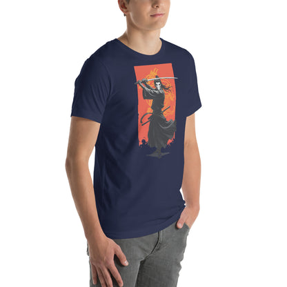 Enigma Warrior Otaku Streetwear Graphic T-Shirt