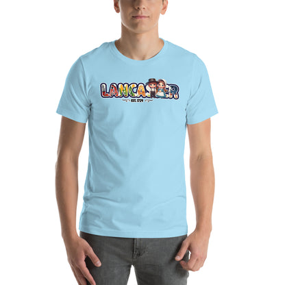 Lancaster Charm Graphic T-Shirt Ocean Blue