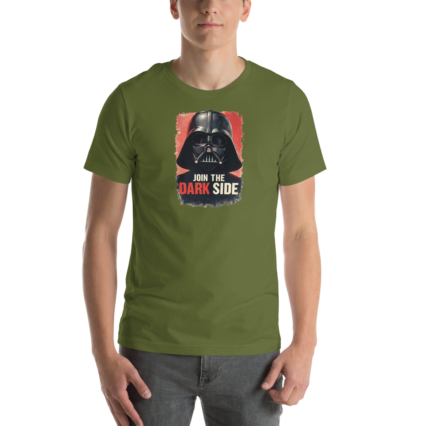 Dark Side Galactic Villain Graphic T-Shirt Olive Adults