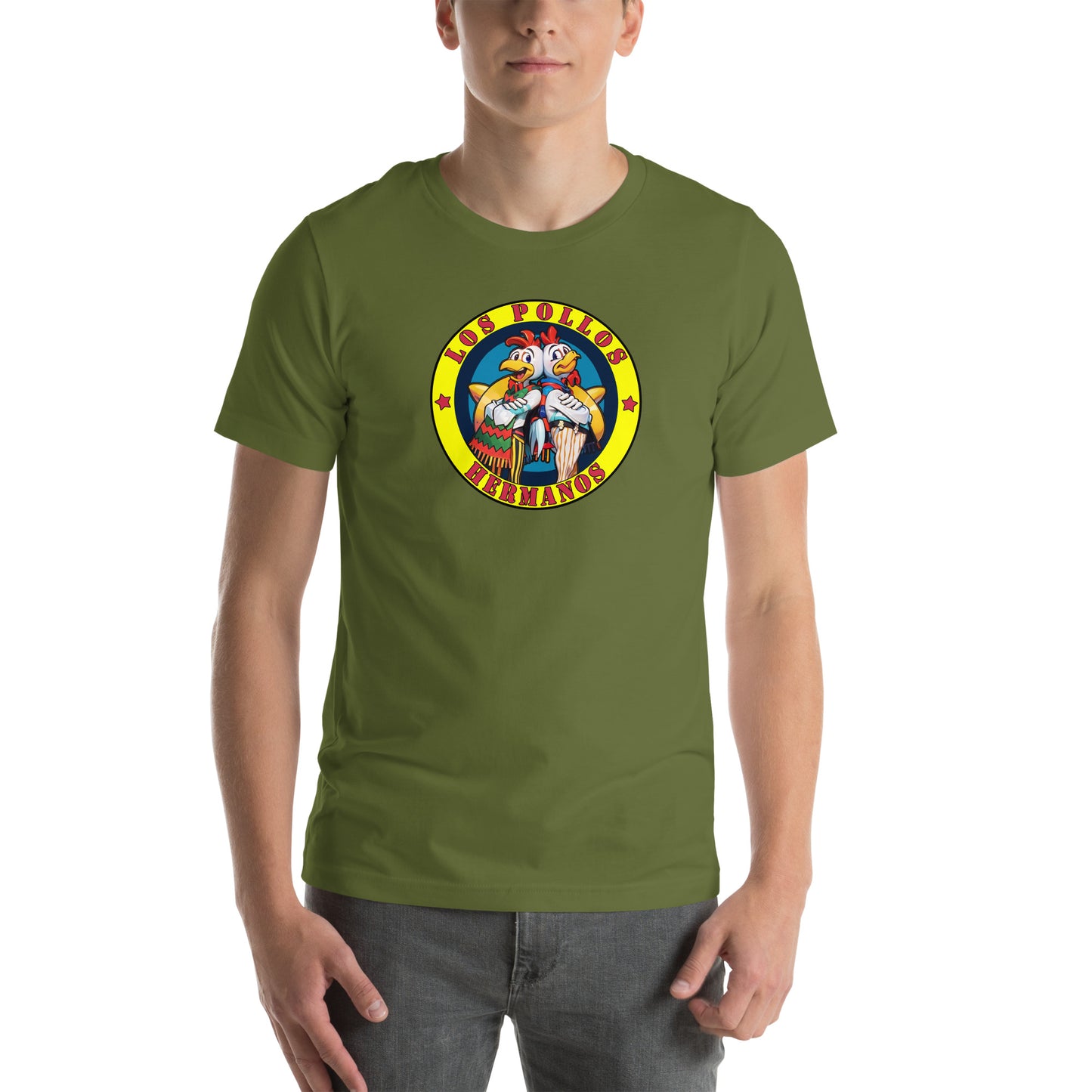 Los Pollos Hermanos Graphic T-Shirt Olive
