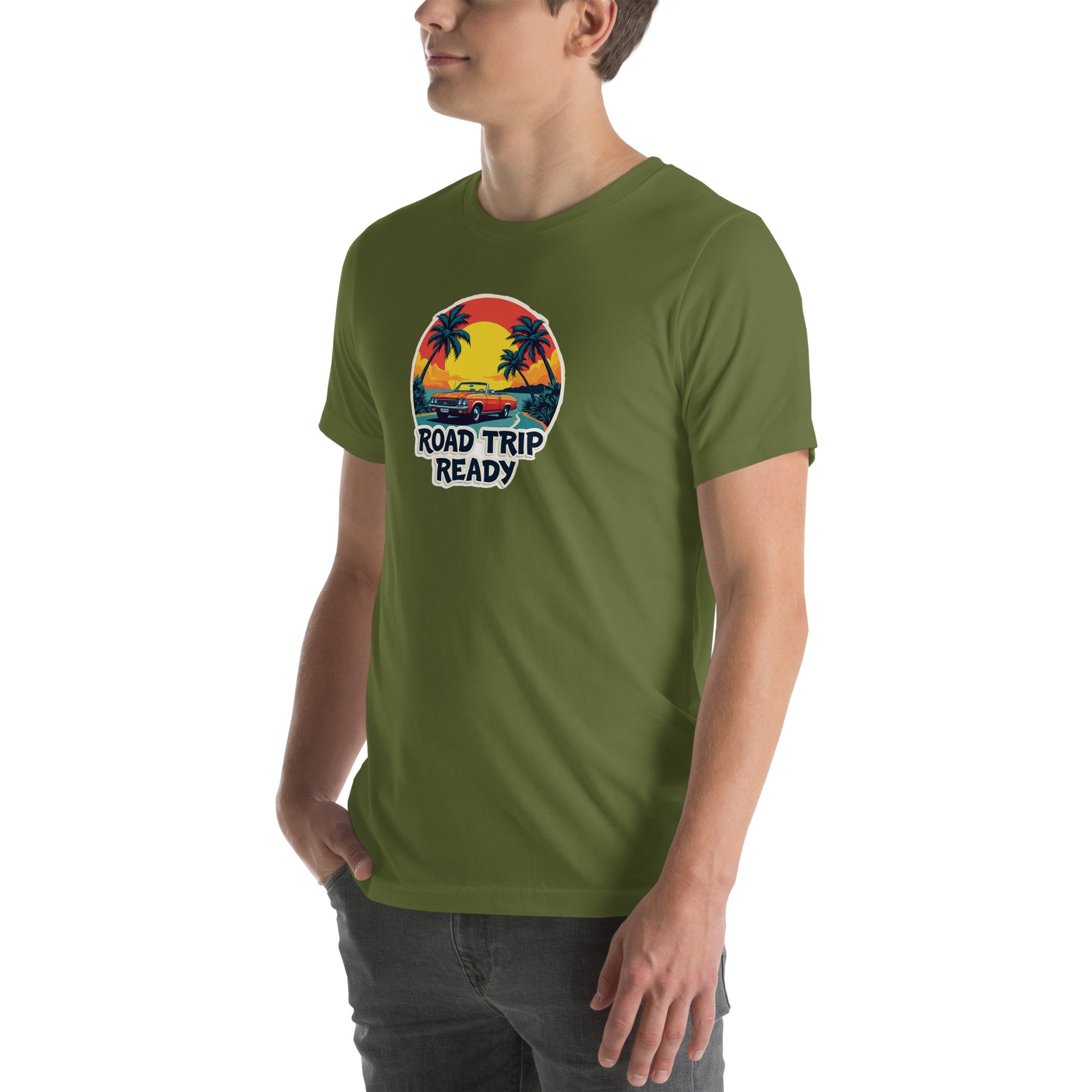 Chrome Dreams Road Trip Retro Graphic T-Shirt