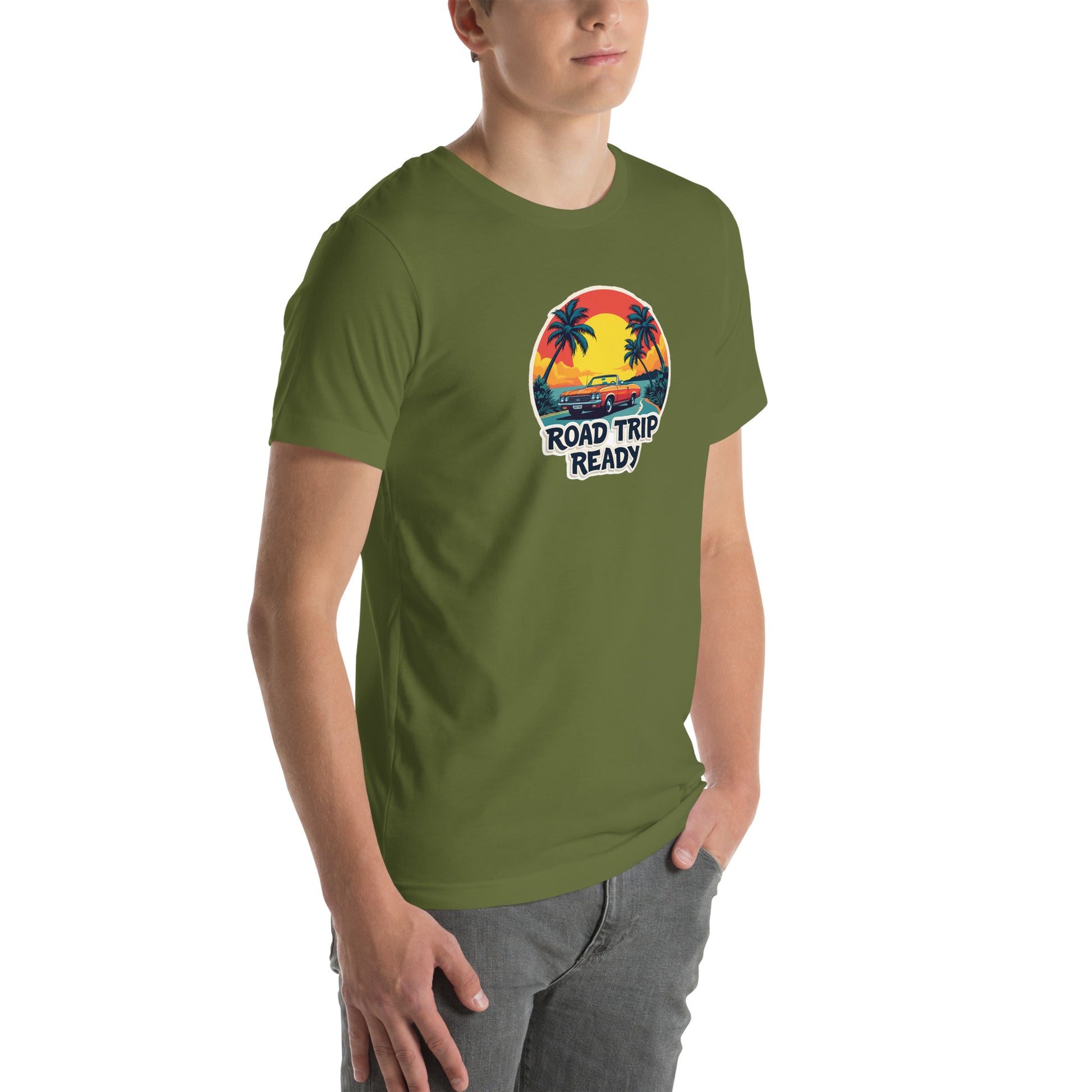Chrome Dreams Road Trip Retro Graphic T-Shirt