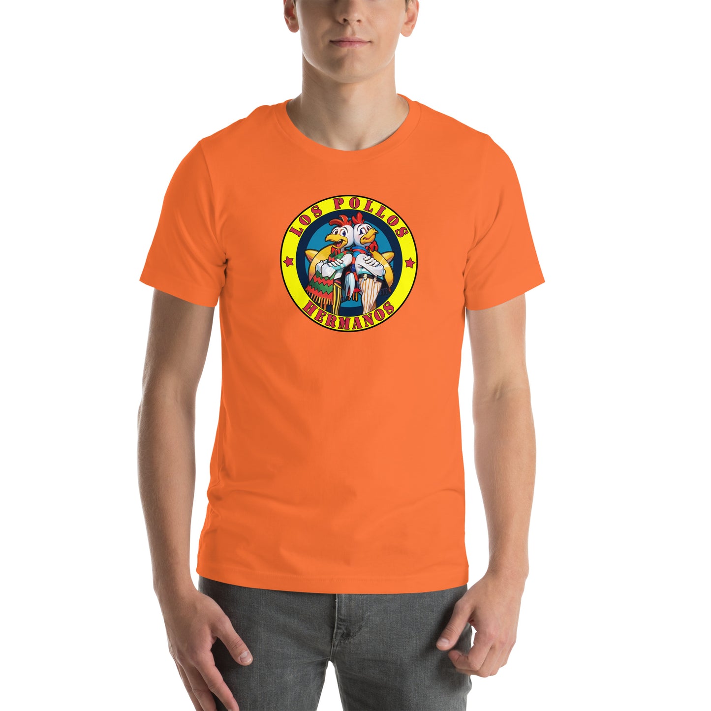 Los Pollos Hermanos Graphic T-Shirt Orange