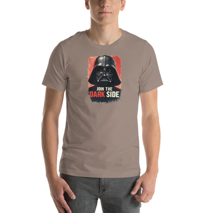 Dark Side Galactic Villain Graphic T-Shirt Pebble Adults