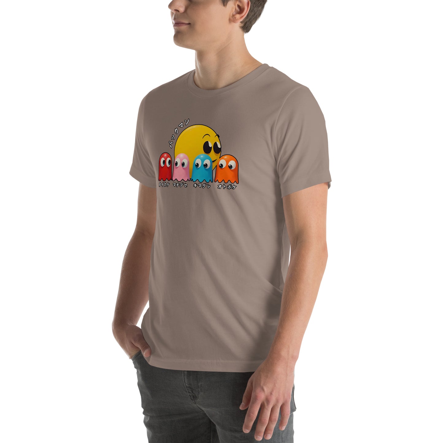 Retro Arcade Ghost Otaku Streetwear Graphic T-Shirt