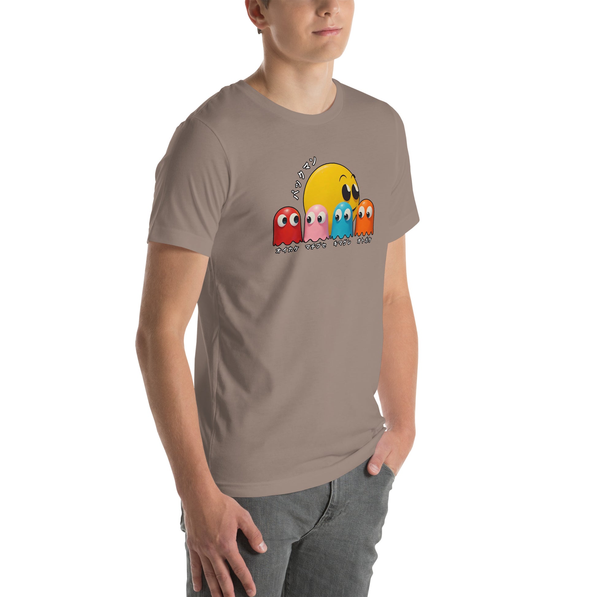 Retro Arcade Ghost Otaku Streetwear Graphic T-Shirt