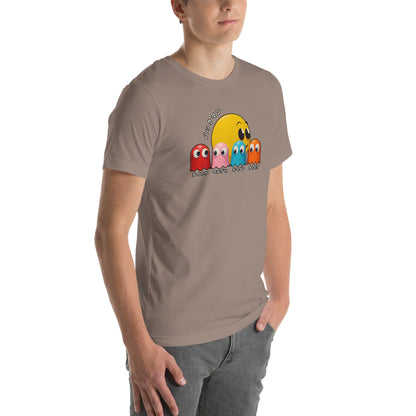 Retro Arcade Ghost Otaku Streetwear Graphic T-Shirt