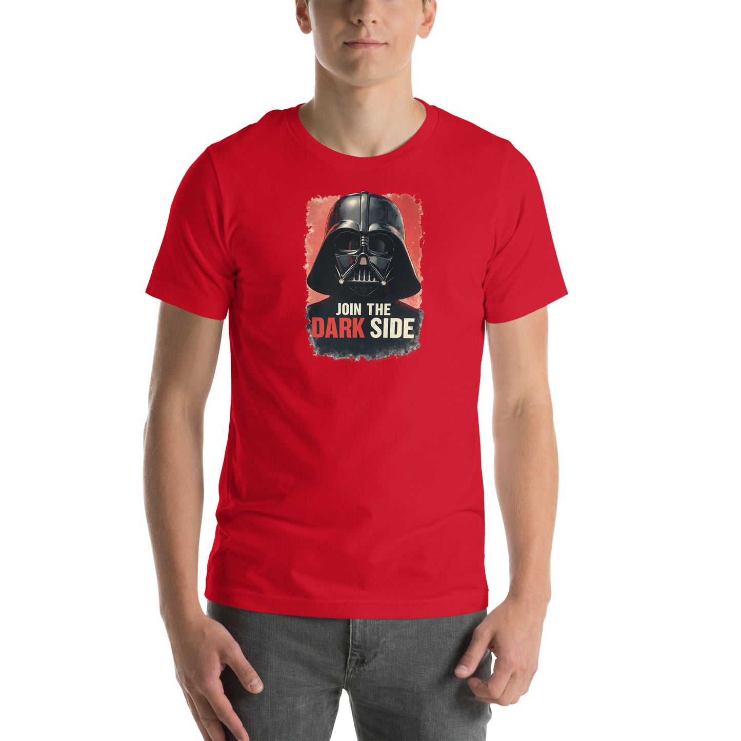 Dark Side Galactic Villain Graphic T-Shirt Red Adults